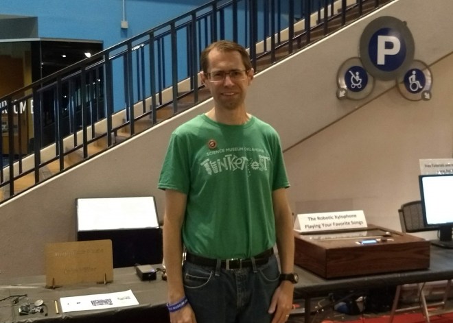 A In front of exhibit